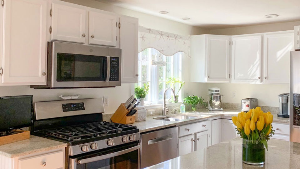 Refinished Kitchen Cabinets